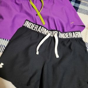 Girls Under Armour shorts lot